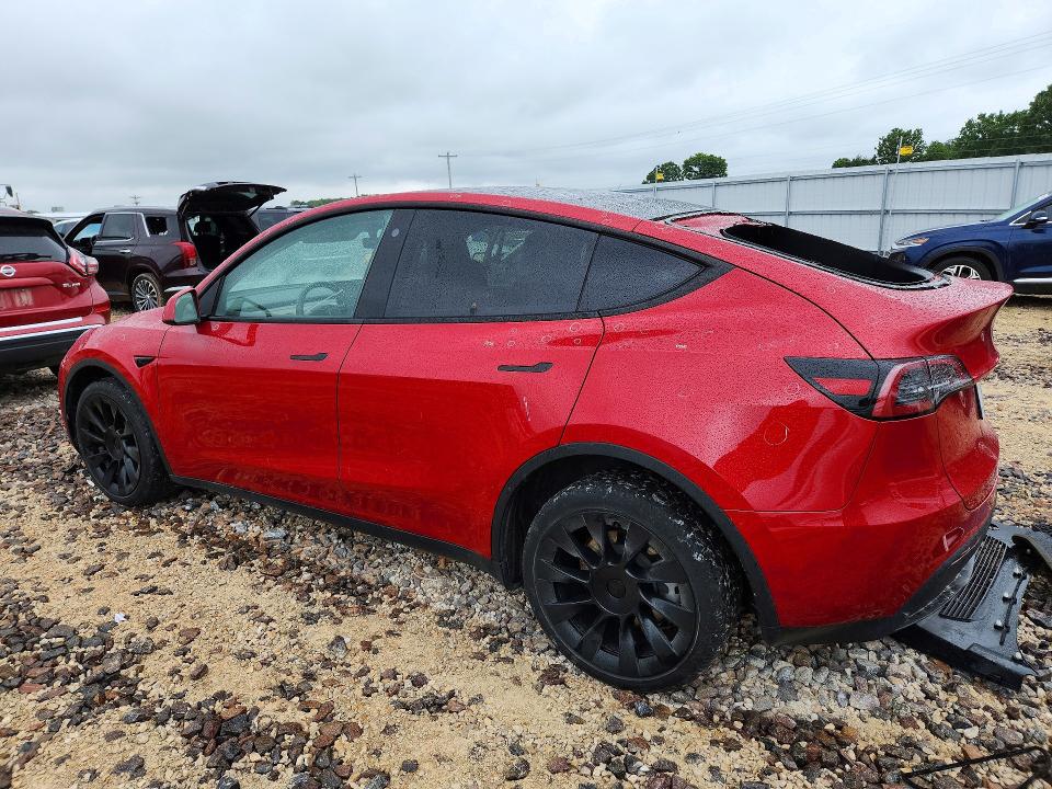 2023 Tesla VIN 7SAYGDEE3PA079797 COPART salvage auction — HAIL, Mo - Salvage Certificate Of Title, sold $17,100 on 2026-07-27 (photo 2)
