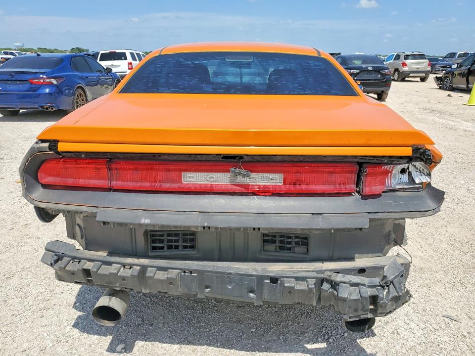 2014 Dodge Challenger VIN 2C3CDYAG2EH244817 COPART salvage auction — FRONT END, Tx - Bonded Title - Salvage, sold $1,400 on 2026-07-02 (photo 6)