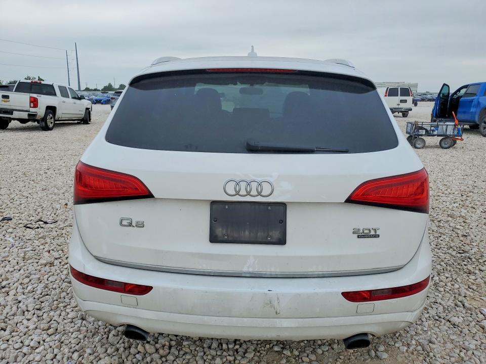 2017 Audi Q5 VIN WA1C2AFP1HA043165 COPART salvage auction — FRONT END, Tx - Salvage Vehicle Title, sold $1,600 on 2026-07-02 (photo 6)