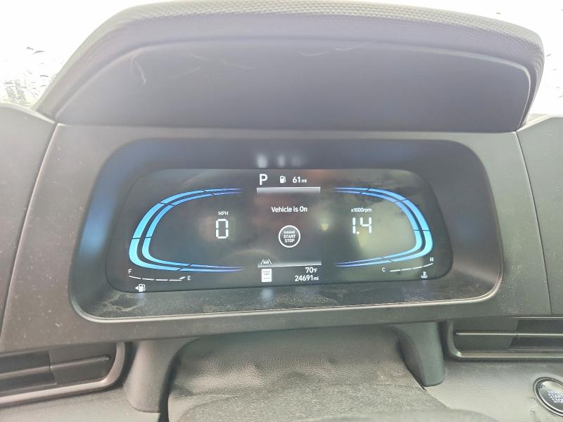 2025 Hyundai Elantra VIN KMHLM4DG7SU922868 COPART salvage auction — HAIL, Mo - Salvage Certificate Of Title, sold $100 on 2026-07-29 (photo 9)