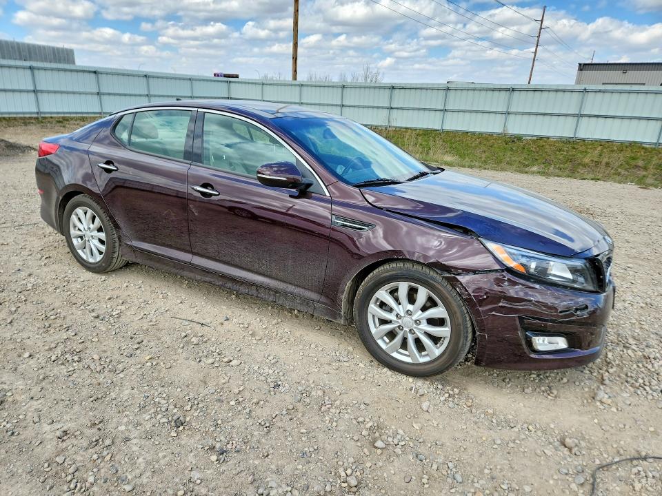 2014 Kia Optima VIN 5XXGN4A71EG274820 COPART salvage auction — FRONT END, Mn - Cert Of Title-Salvage, sold $3,500 on 2026-07-20 (photo 4)