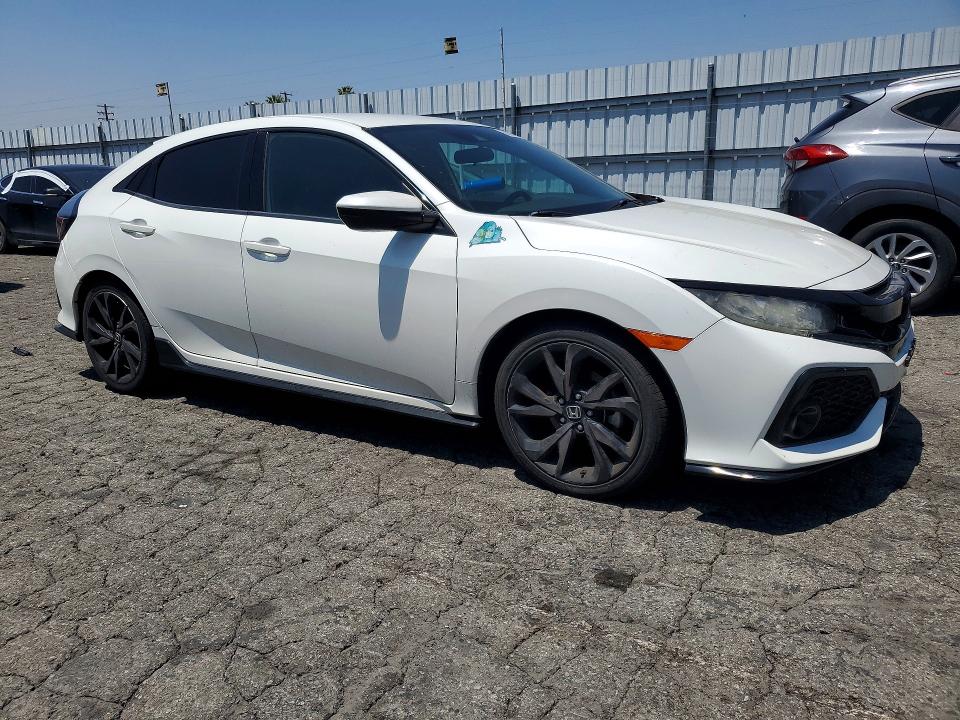 2019 Honda Civic VIN SHHFK7H49KU401313 COPART salvage auction — MINOR DENT/SCRATCHES, CA - SALVAGE CERTIFICATE, sold $5,800 on 2026-07-23 (photo 4)