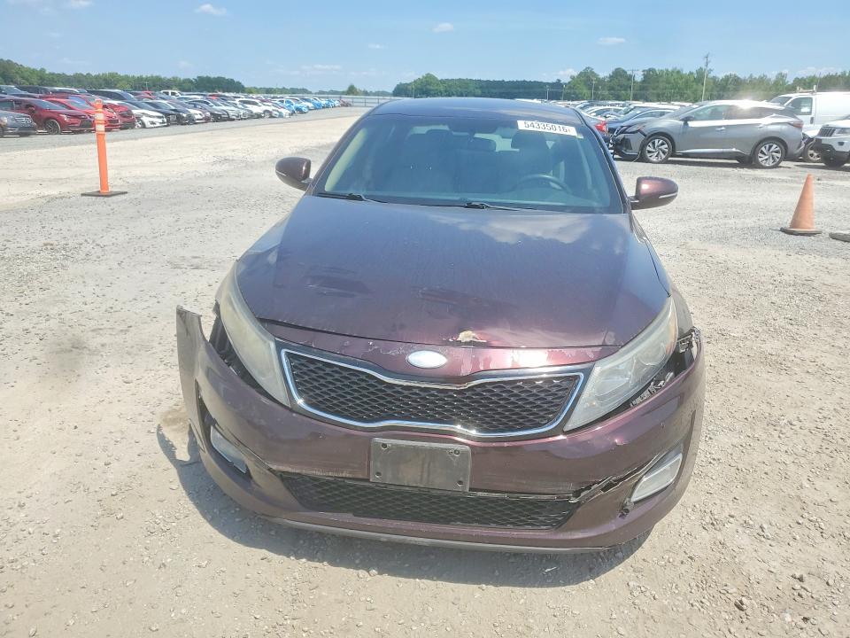 2014 Kia VIN 5XXGM4A70EG287545 COPART salvage auction — FRONT END, Nc - Salvage Certificate Of Title, sold $825 on 2026-07-13 (photo 5)