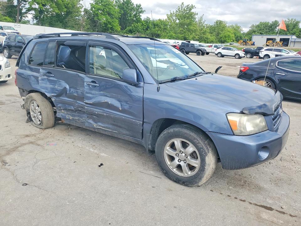 2005 Toyota Highlander VIN JTEGD21A550116965 COPART salvage auction — SIDE, Mo - Salvage Certificate Of Title, sold $450 on 2026-07-31 (photo 4)
