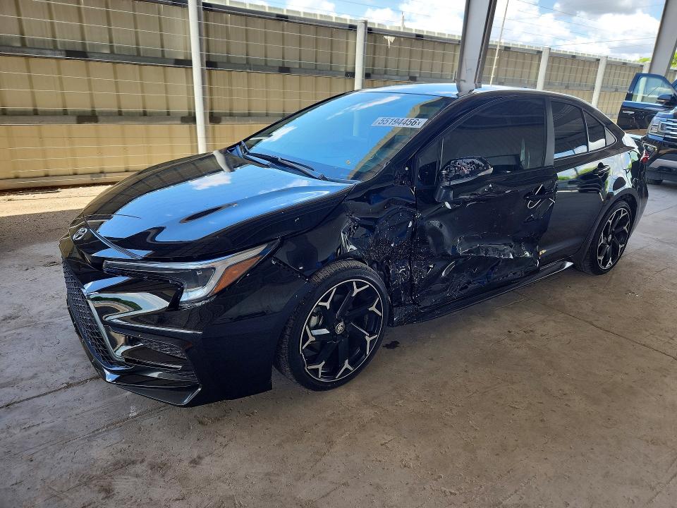 2025 Toyota VIN 5YFB4MCE6SP222756 COPART salvage auction — FRONT END, Fl - Certificate Of Destruction, sold $7,000 on 2026-07-29 (photo 1)