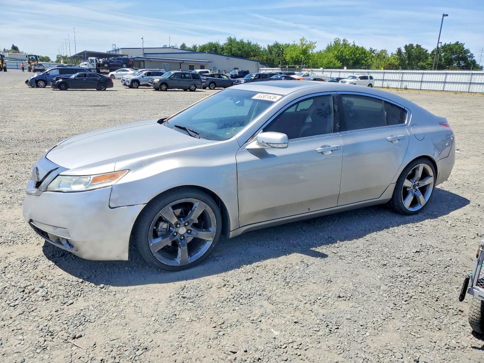 2010 Acura Tl VIN 19UUA8F23AA007673 COPART salvage auction — FRONT END, Ca - Dis/Dlr/Exp App For Dup Salvag (P), sold $600 on 2026-07-21 (photo 1)