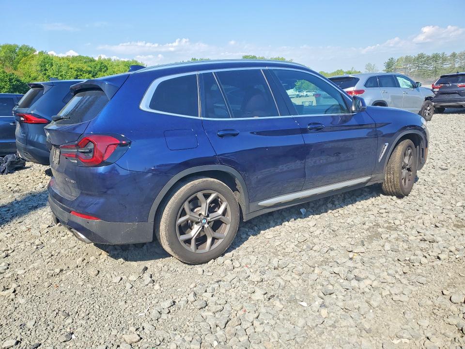 2022 BMW X3 VIN 5UX53DP04N9M86694 COPART salvage auction — SIDE, Nj - Cert Of Title-Salvage, sold $20,700 on 2026-07-20 (photo 3)
