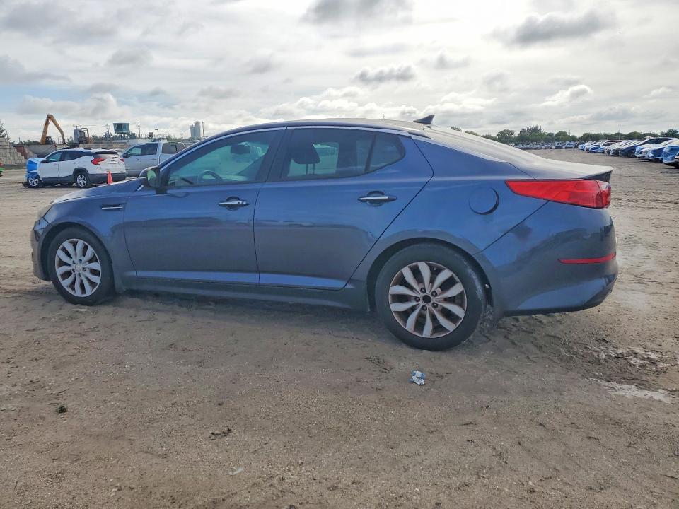 2015 Kia Optima VIN 5XXGN4A78FG413584 COPART salvage auction — FRONT END, Fl - Certificate Of Title (P), sold $625 on 2026-07-07 (photo 2)