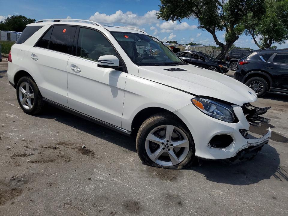 2018 Mercedes-benz Gle VIN 4JGDA5HB9JB070275 COPART salvage auction — FRONT END, Salvage Title, sold $775 on 2026-07-23 (photo 4)