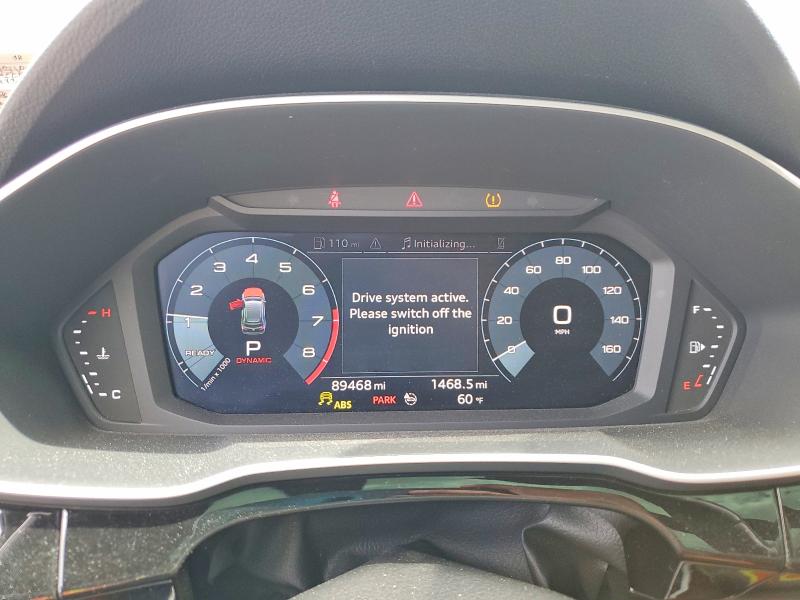 2020 Audi Q3 VIN WA1AECF34L1057951 COPART salvage auction — MINOR DENT/SCRATCHES, Me - Cert Of Title-Salvage Collisio, sold $9,900 on 2026-07-09 (photo 9)