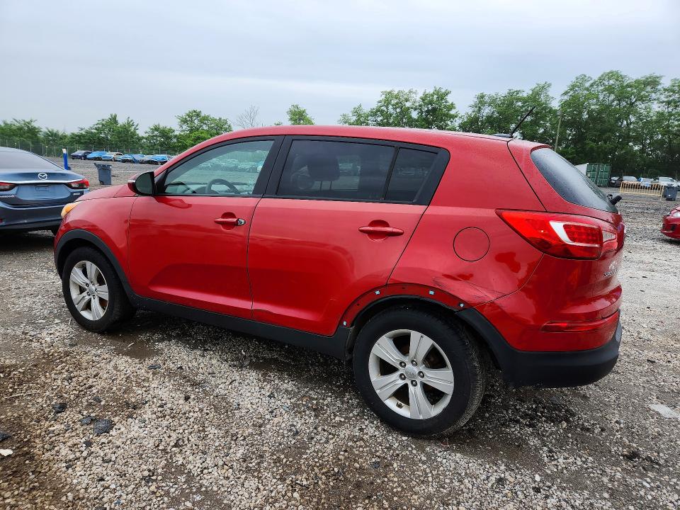 2012 Kia Sportage VIN KNDPB3A25C7229778 COPART salvage auction — REAR END, Md - Cert Of Salvage < 75% Damage, sold $1,150 on 2026-07-02 (photo 2)