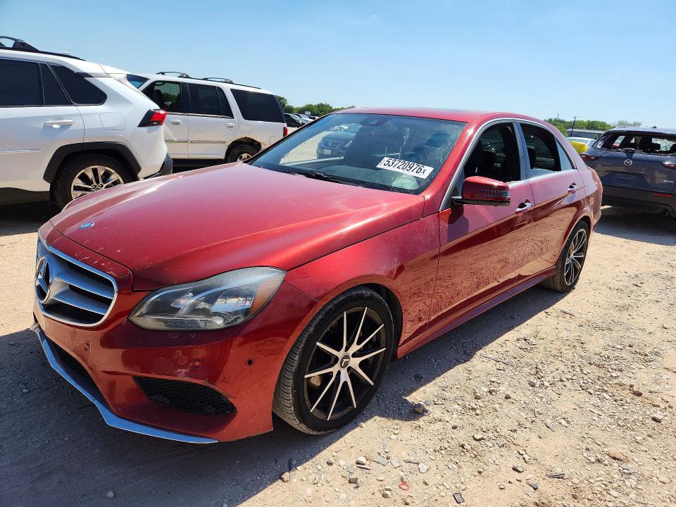 2016 Mercedes-benz E-class VIN WDDHF5KB9GB256994 COPART salvage auction — MINOR DENT/SCRATCHES, Tx - Certificate Of Title, sold $3,400 on 2026-07-16 (photo 1)