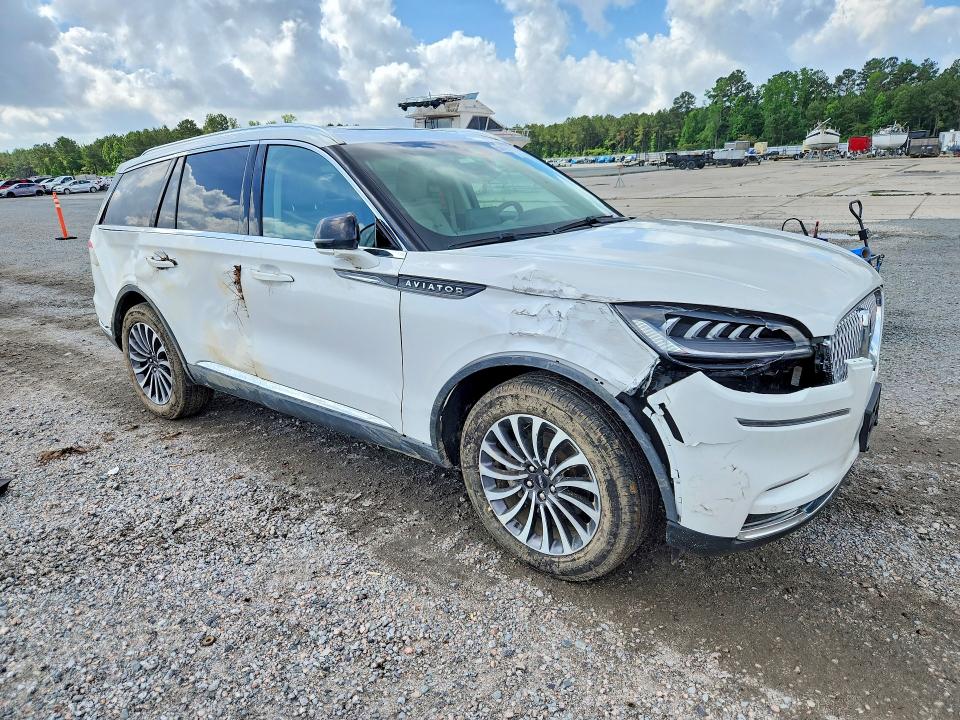 2023 Lincoln Aviator VIN 5LM5J6XC9PGL18585 COPART salvage auction — FRONT END, Nc - Salvage Certificate Of Title, sold $12,400 on 2026-07-20 (photo 4)
