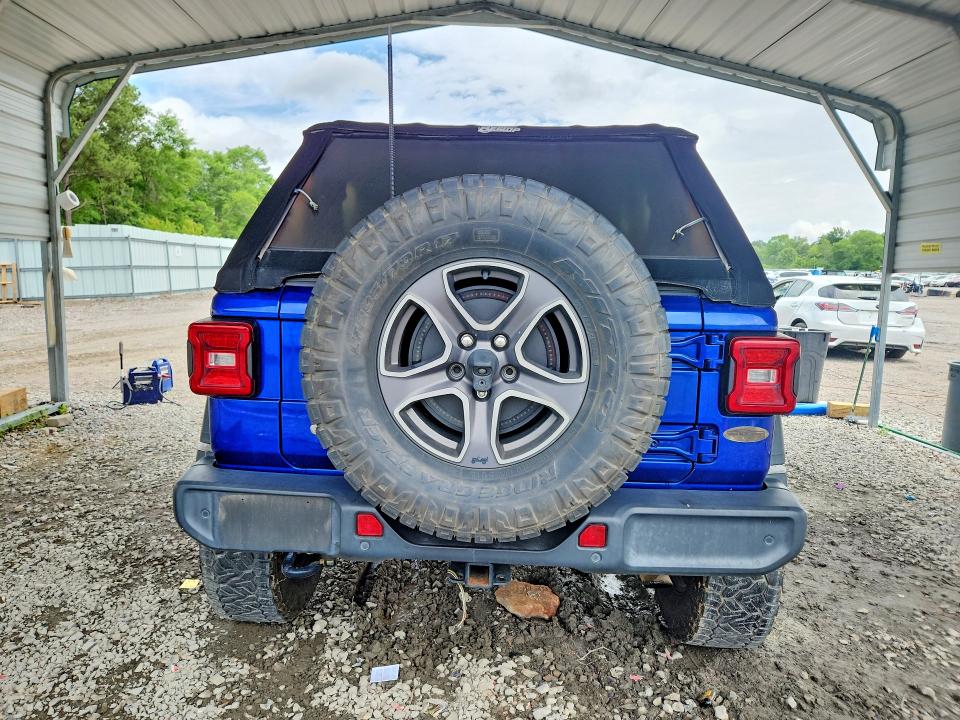 2018 Jeep Wrangler / VIN 1C4HJXDN9JW206253 COPART salvage auction — FRONT END, GA - CERT OF TITLE-SALVAGE, sold $8,300 on 2026-07-28 (photo 6)