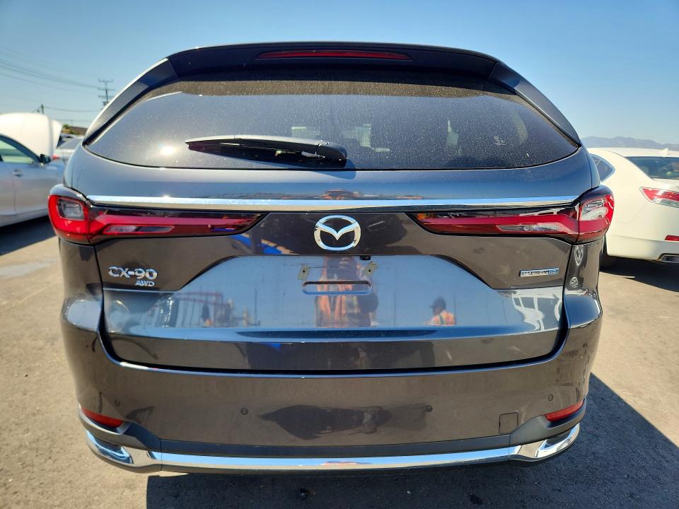 2025 Mazda Cx-90 VIN JM3KKEHA4S1236720 COPART salvage auction — FRONT END, CA - SALVAGE CERTIFICATE, sold $7,500 on 2026-07-15 (photo 6)