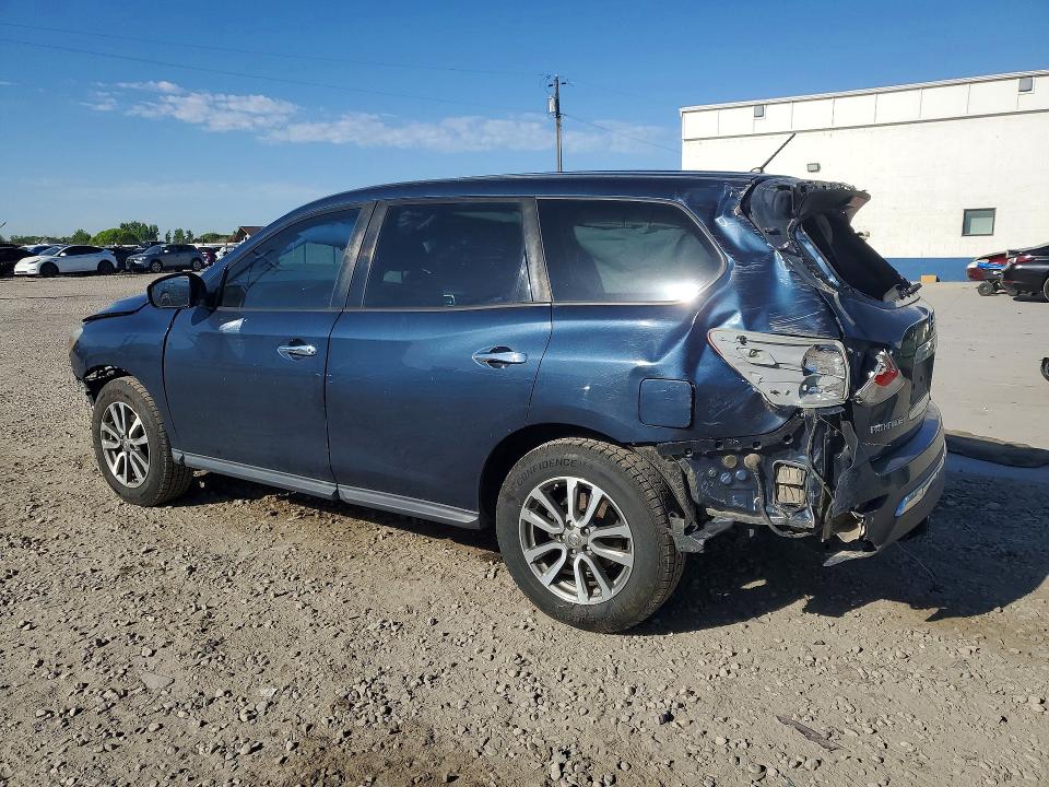 2013 Nissan Pathfinder VIN 5N1AR2MM7DC671992 COPART salvage auction — ROLLOVER, Ut - Salvage Certificate, sold $300 on 2026-08-24 (photo 2)