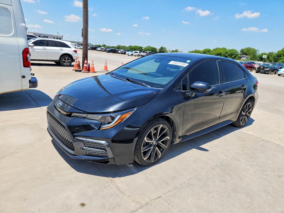 2020 Toyota Corolla VIN JTDS4RCE9LJ023736 COPART salvage auction — HAIL, Tx - Certificate Of Title, sold $7,200 on 2026-07-23 (photo 1)
