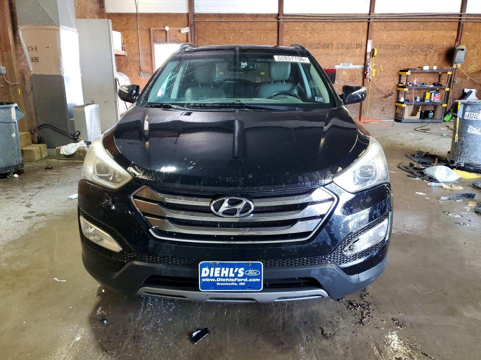 2014 Hyundai Santa fe VIN 5XYZUDLB2EG167087 COPART salvage auction — FRONT END, Pa - Certificate Of Salvage, sold $350 on 2026-07-23 (photo 5)