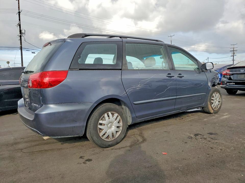 2008 Toyota Sienna VIN 5TDZK23C48S128608 COPART salvage auction — FRONT END, Ca - Salvage Certificate, sold $650 on 2026-07-20 (photo 3)
