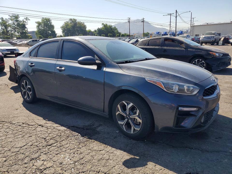 2021 Kia Forte VIN 3KPF24AD9ME346722 COPART salvage auction — REAR END, Ca - Salvage Certificate, sold $2,650 on 2026-07-02 (photo 4)