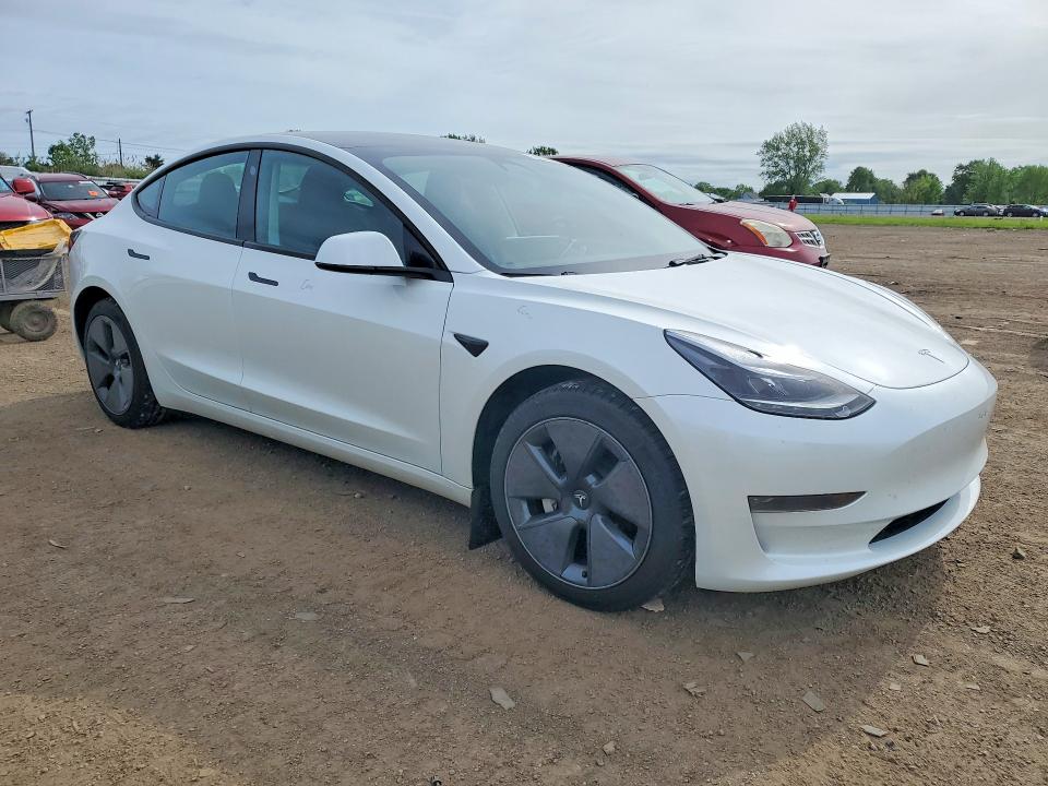 2023 Tesla VIN 5YJ3E1EA2PF575377 COPART salvage auction — HAIL, Oh - Cert Of Title-Salvage, sold $11,700 on 2026-07-16 (photo 4)