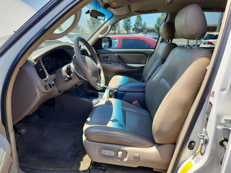 2005 Toyota Sequoia VIN 5TDZT34A65S245599 COPART salvage auction — FRONT END, Ca - Salvage Certificate, sold $2,100 on 2026-07-07 (photo 7)