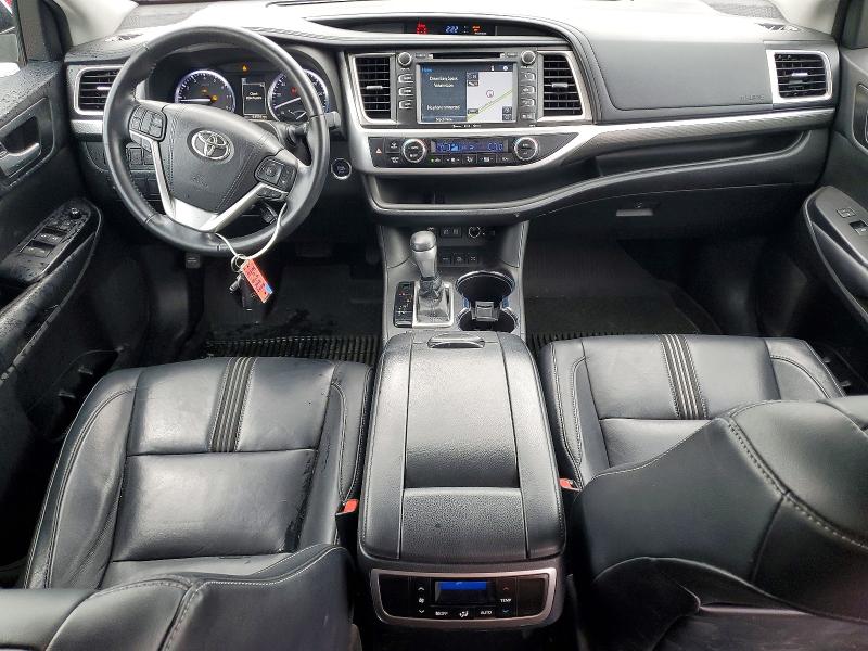 2018 Toyota Highlander VIN 5TDJZRFH1JS895749 COPART salvage auction — REAR END, Salvage Title, sold $12,100 on 2026-07-30 (photo 8)
