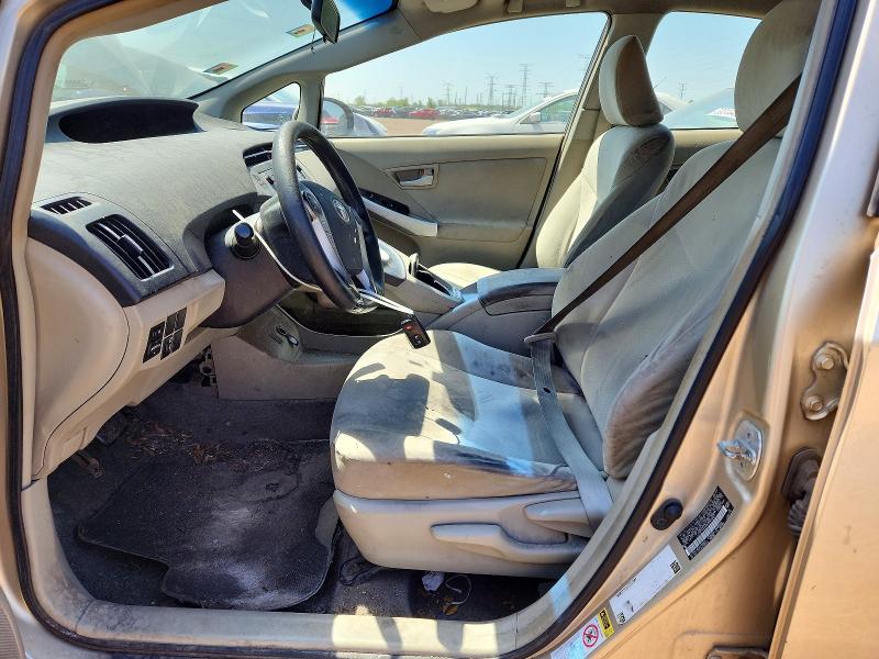 2010 Toyota Prius VIN JTDKN3DU0A0040847 COPART salvage auction — FRONT END, Mt - Certificate Of Title, sold $650 on 2026-07-09 (photo 7)