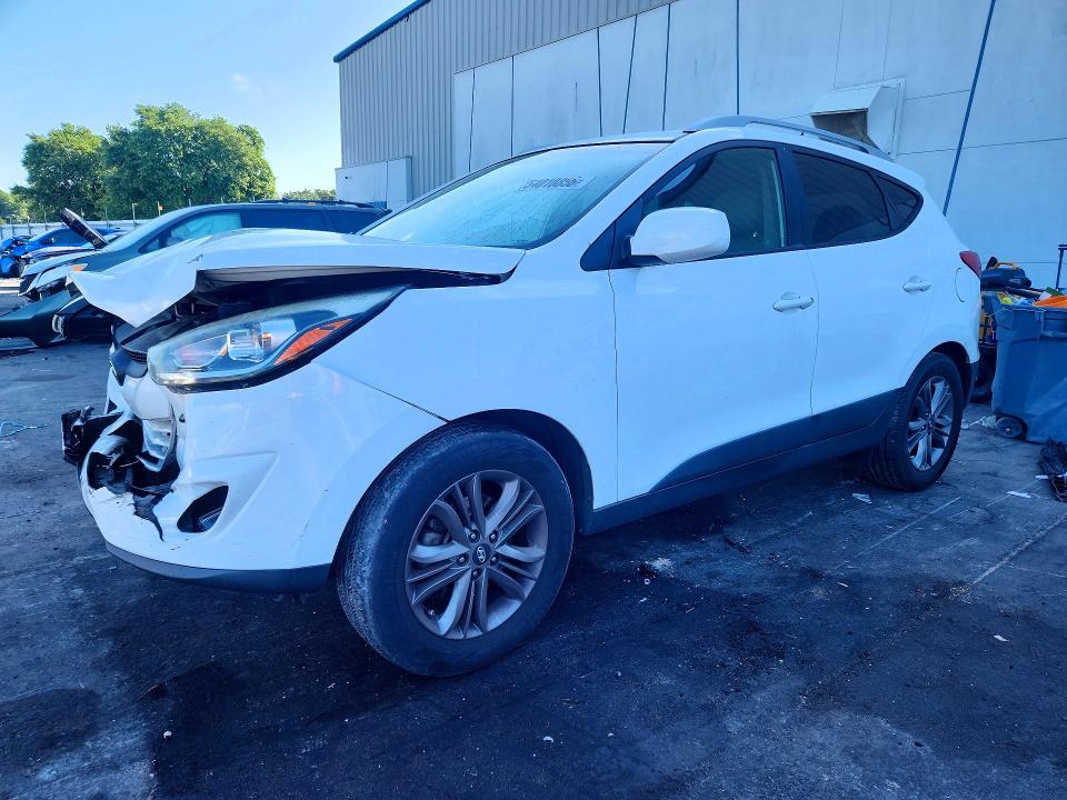 2015 Hyundai VIN KM8JU3AG0FU099177 COPART salvage auction — FRONT END, Fl - Cert Of Title Slvg Rebuildable, sold $1,400 on 2026-07-13 (photo 1)