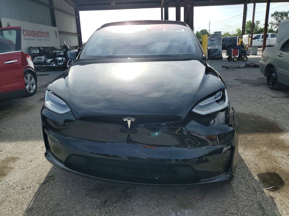 2022 Tesla Model x VIN 7SAXCBE62NF345475 COPART salvage auction — FRONT END, Fl - Cert Of Title Slvg Rebuildable, sold $17,200 on 2026-07-24 (photo 5)