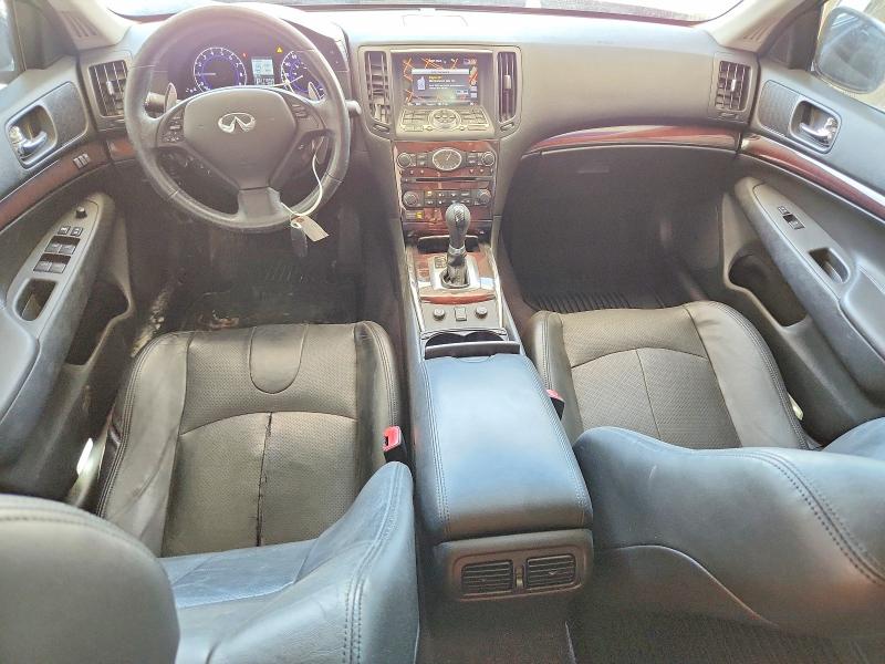 2011 Infiniti G37 VIN JN1CV6AR3BM405508 COPART salvage auction — FRONT END, NE - CERT OF TITLE-SALVAGE, sold $550 on 2026-07-14 (photo 8)