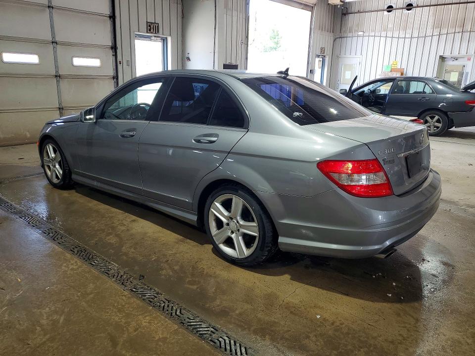 2011 Mercedes-benz C class VIN WDDGF8BB9BR164104 COPART salvage auction — FRONT END, Pa - Certificate Of Salvage, sold $1,000 on 2026-07-09 (photo 2)