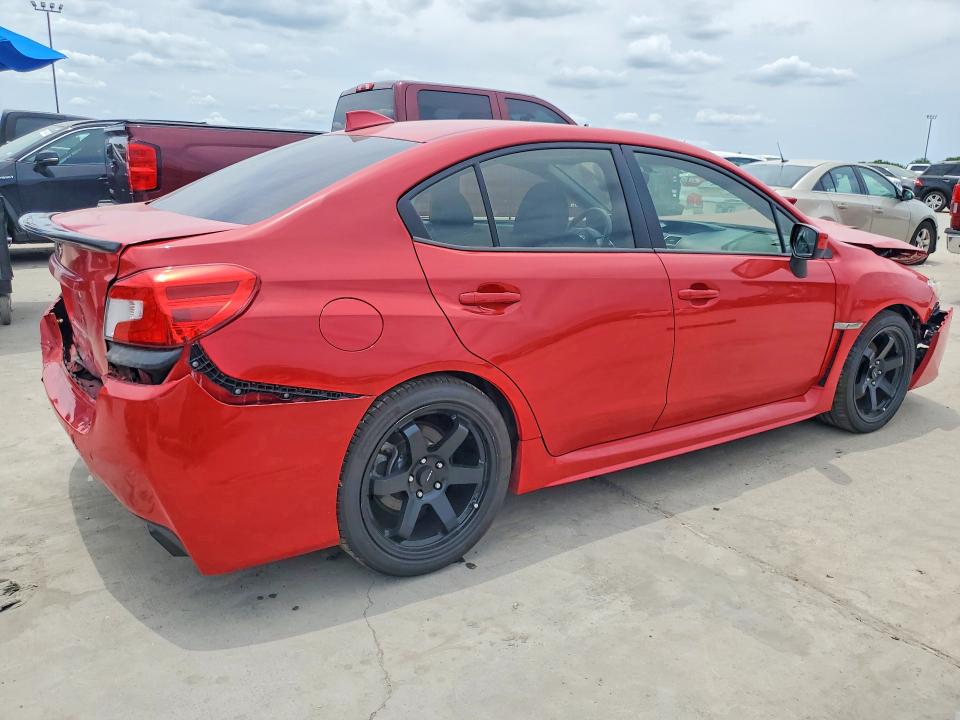 2017 Subaru Wrx VIN JF1VA1E6XH9811940 COPART salvage auction — FRONT END, Tx - Salvage Vehicle Title, sold $3,050 on 2026-07-20 (photo 3)