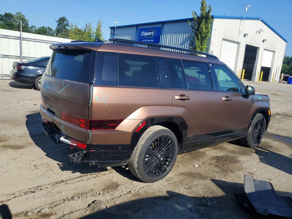 2025 Hyundai Santa fe VIN 5NMP54G16SH063838 COPART salvage auction — REAR END, SC - CERT OF TITLE-SALVAGE, sold $16,500 on 2026-07-09 (photo 3)