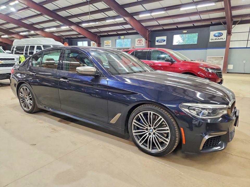 2018 BMW M550i xdrive VIN WBAJB9C52JB035796 COPART salvage auction — MINOR DENT/SCRATCHES, Ma - Certificate Of Title, sold $12,400 on 2026-07-31 (photo 4)