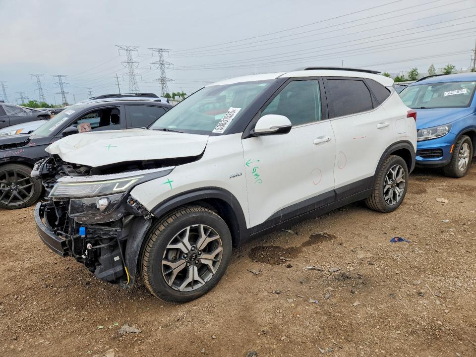 2021 Kia VIN KNDERCAA9M7072249 COPART salvage auction — FRONT END, Il - Salvage Certificate, sold $3,700 on 2026-07-09 (photo 1)