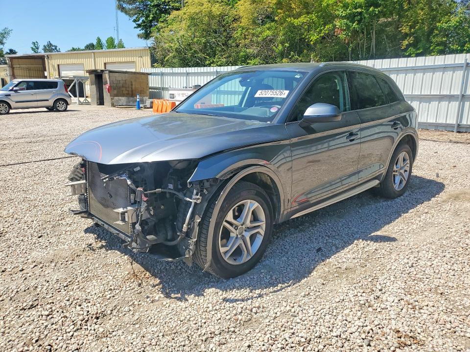 2018 Audi Q5 VIN WA1ANAFY9J2222075 COPART salvage auction — FRONT END, Nc - Salvage Certificate Of Title, sold $6,200 on 2026-07-06 (photo 1)