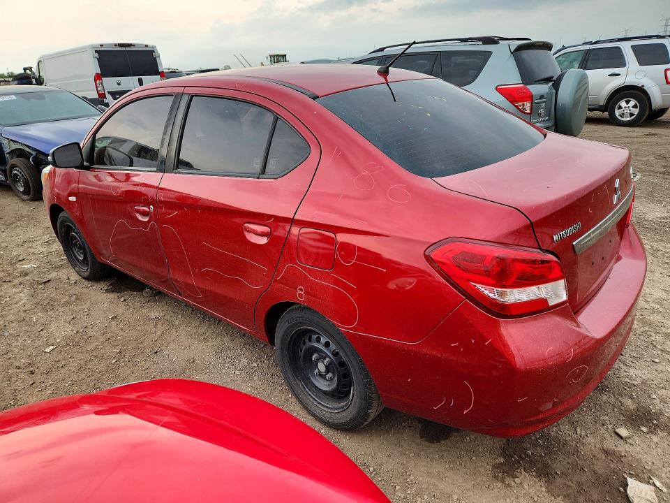 2017 Mitsubishi Mirage VIN ML32F3FJXHHF16877 COPART salvage auction — FRONT END, Il - Salvage Certificate, sold $400 on 2026-07-21 (photo 2)