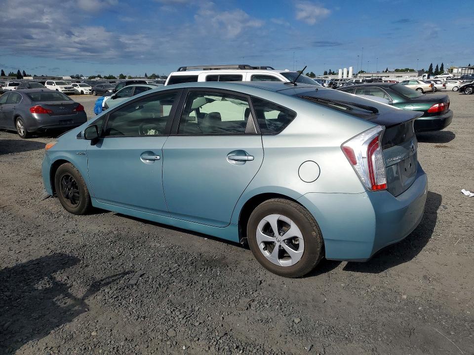 2014 Toyota Prius VIN JTDKN3DUXE1861941 COPART salvage auction — FRONT END, Ca - Salvage Certificate, sold $3,950 on 2026-07-07 (photo 2)