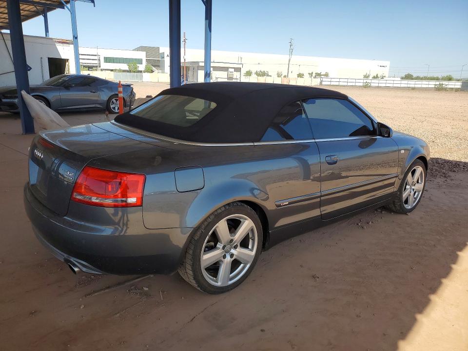 2008 Audi A4 VIN WAUEH48H38K009319 COPART salvage auction — MINOR DENT/SCRATCHES, Az - Certificate Of Title, sold $1,400 on 2026-07-02 (photo 3)