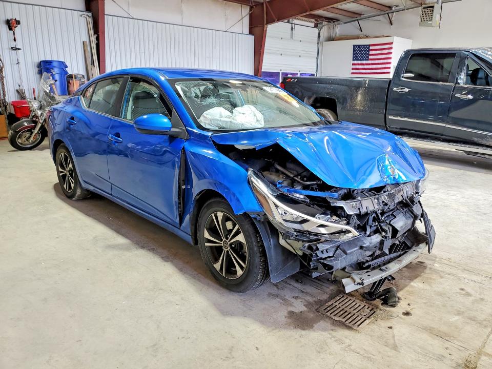 2021 Nissan VIN 3N1AB8CV0MY255542 COPART salvage auction — FRONT END, Md - Cert Of Salvage > 75% Damage, sold $375 on 2026-07-24 (photo 4)