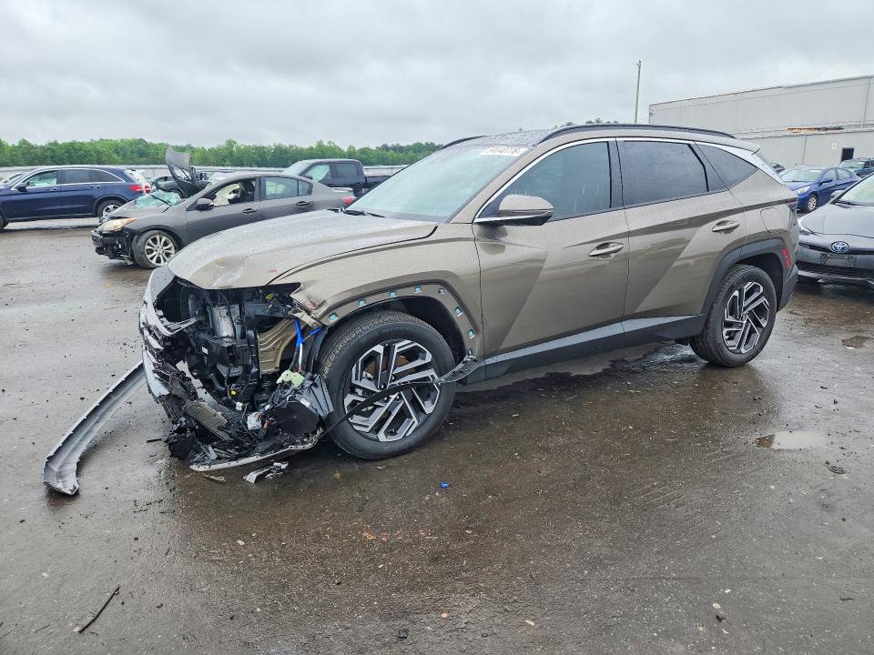 2025 Hyundai Tucson VIN KM8JEDD1XSU360755 COPART salvage auction — FRONT END, Va - Cert Of Title - Salvage, sold $200 on 2026-07-29 (photo 1)
