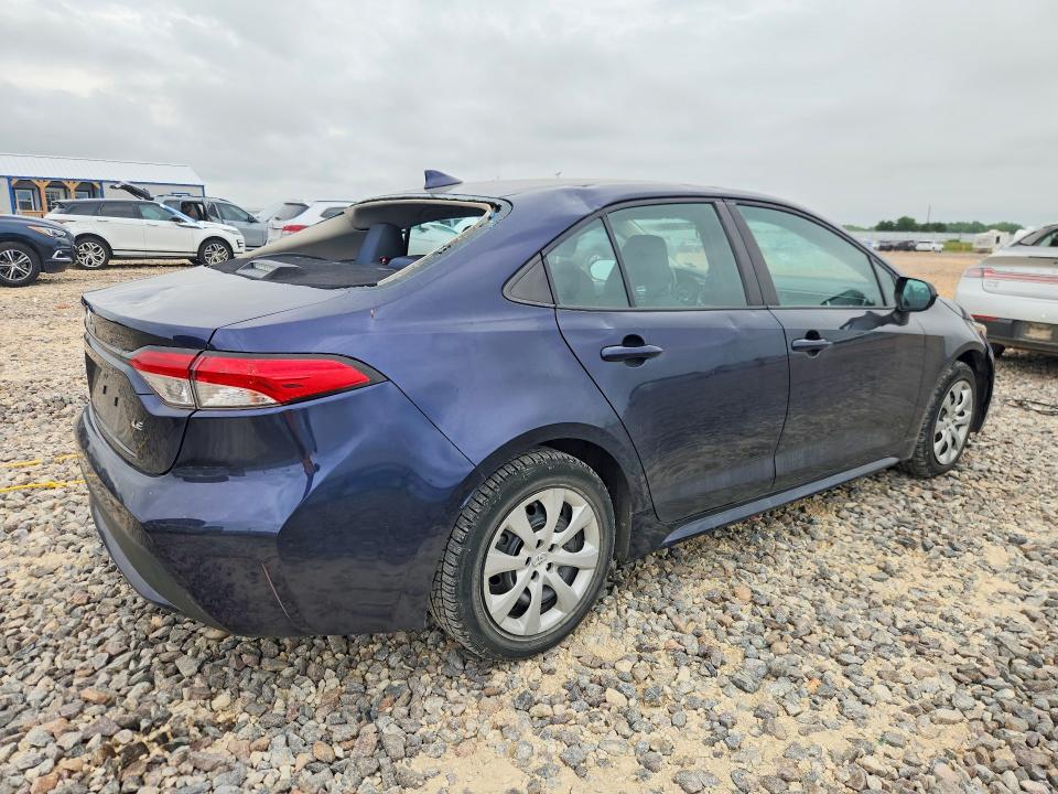 2021 Toyota Corolla VIN 5YFEPMAE3MP189158 COPART salvage auction — HAIL, Mo - Salvage Certificate Of Title, sold $4,650 on 2026-07-27 (photo 3)