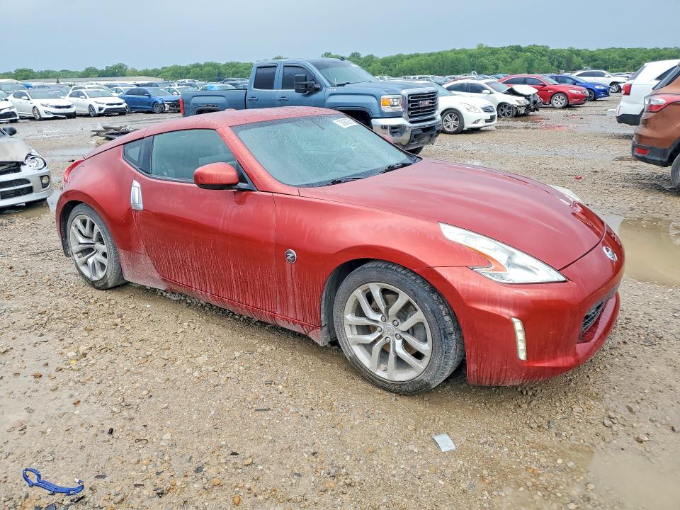 2014 Nissan 370z VIN JN1AZ4EH9EM634541 COPART salvage auction — HAIL, Ks - Cert Of Title-Salvage, sold $8,000 on 2026-08-18 (photo 4)