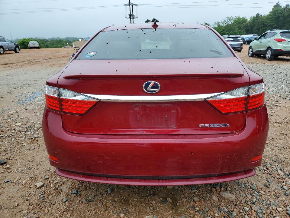 2013 Lexus ES VIN JTHBW1GG3D2026939 COPART salvage auction — FRONT END, NC - SALVAGE CERTIFICATE OF TITLE, sold $3,550 on 2026-07-20 (photo 6)