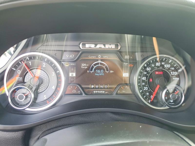 2022 Ram 3500 VIN 3C63RRJL1NG415712 COPART salvage auction — MINOR DENT/SCRATCHES, Ga - Certificate Of Title, sold $42,500 on 2026-07-02 (photo 9)