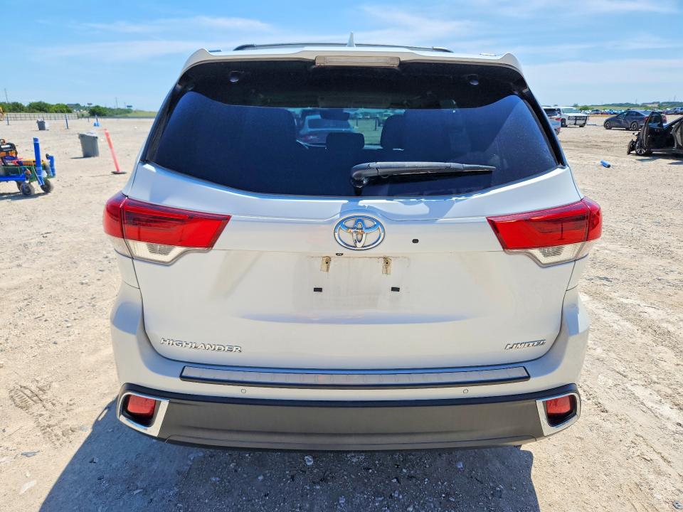 2018 Toyota VIN 5TDYZRFH1JS245270 COPART salvage auction — FRONT END, Tx - Salvage Vehicle Title, sold $12,100 on 2026-07-16 (photo 6)