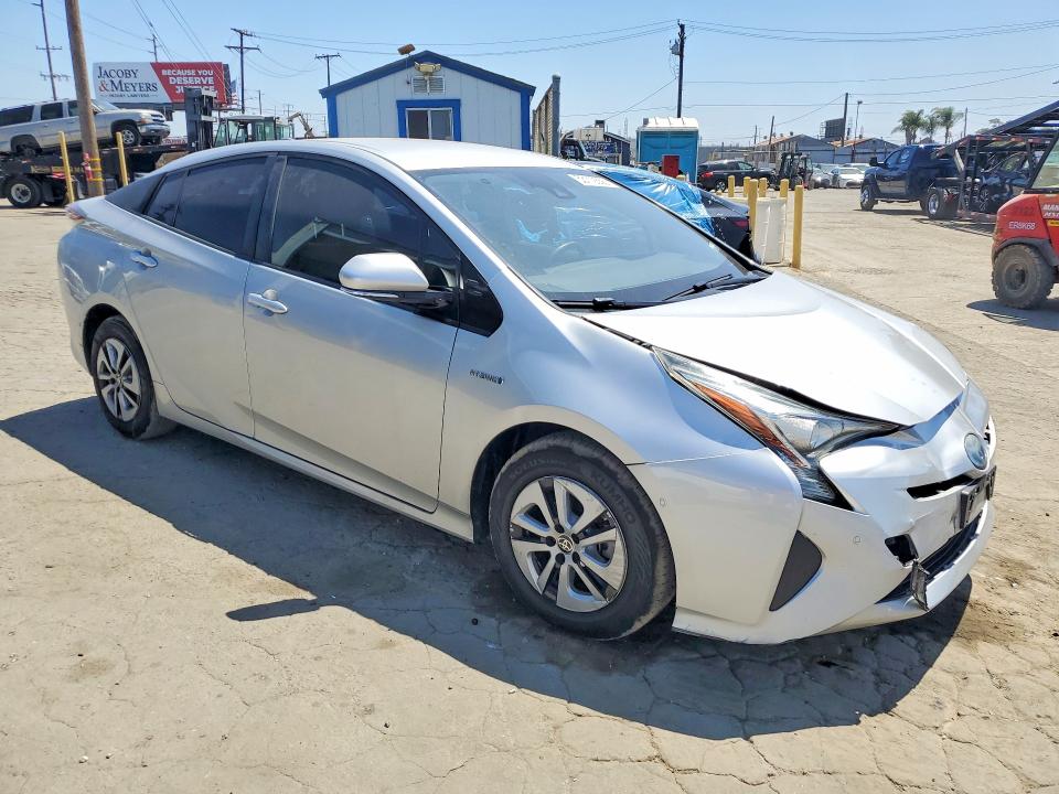 2018 Toyota Prius VIN JTDKARFU1J3554510 COPART salvage auction — FRONT END, Ca - Salvage Certificate, sold $6,700 on 2026-07-09 (photo 4)