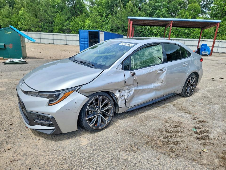 2022 Toyota Corolla VIN JTDP4MCE0NJ092410 COPART salvage auction — SIDE, Fl - Cert Of Title Slvg Rebuildable, sold $6,500 on 2026-07-10 (photo 1)