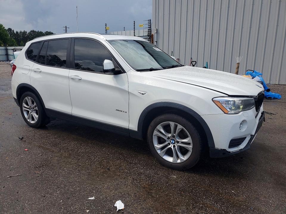 2015 BMW X3 VIN 5UXWX7C50F0K34409 COPART salvage auction — FRONT END, SC - CERT OF TITLE-SALVAGE, sold $1,500 on 2026-07-20 (photo 4)